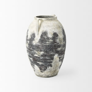 Mercana Boscia Striking Double Ear Floor Vase - Rustic Ceramic Accent for Modern and Farmhouse Interiors 22.0H | Stout 70083