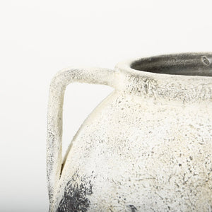 Mercana Boscia Striking Double Ear Floor Vase - Rustic Ceramic Accent for Modern and Farmhouse Interiors 22.0H | Stout 70083