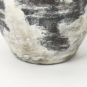 Mercana Boscia Striking Double Ear Floor Vase - Rustic Ceramic Accent for Modern and Farmhouse Interiors 22.0H | Stout 70083