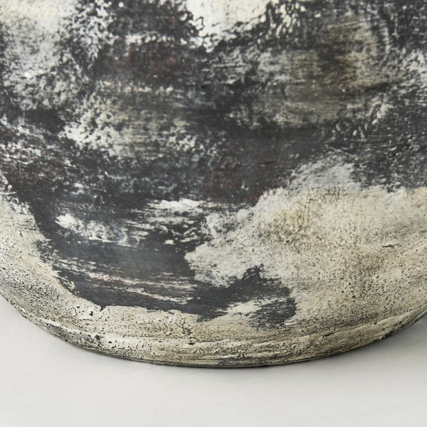 Mercana Boscia Striking Double Ear Floor Vase - Rustic Ceramic Accent for Modern and Farmhouse Interiors 15.0H | Short 70084