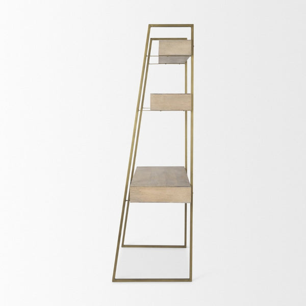 Mercana Cordell Contemporary Office Desk with A-Frame Design, Ample Storage, and Sturdy Construction for Home 69738