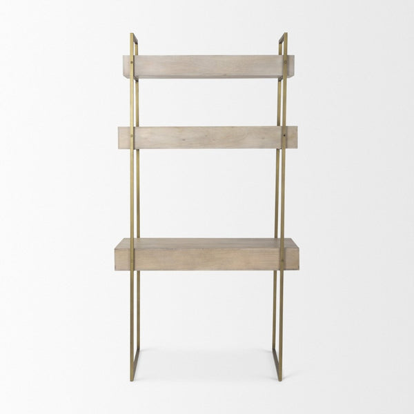 Mercana Cordell Contemporary Office Desk with A-Frame Design, Ample Storage, and Sturdy Construction for Home 69738