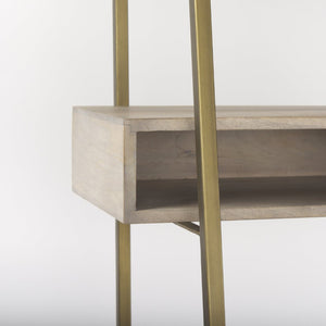 Mercana Cordell Contemporary Office Desk with A-Frame Design, Ample Storage, and Sturdy Construction for Home 69738