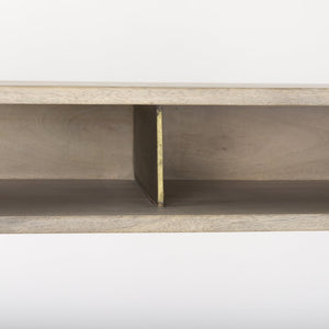 Mercana Cordell Contemporary Office Desk with A-Frame Design, Ample Storage, and Sturdy Construction for Home 69738