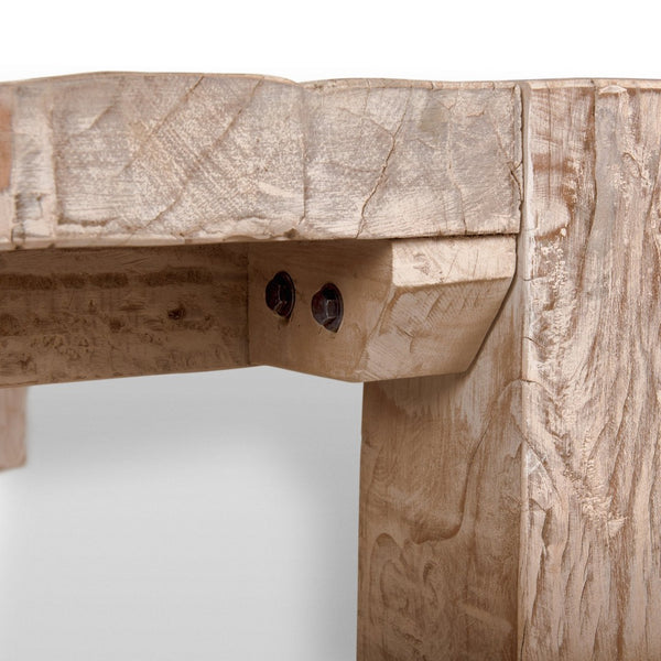 Mercana McArthur 48x48 Square Eco-Friendly Solid Wood Coffee Table with Unique Rustic Charm and Style 68448