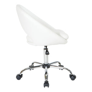 OSP Home Furnishings Milo Office Chair White