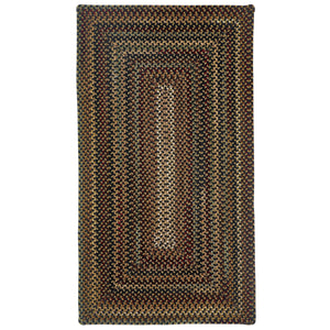 Capel Rugs Gramercy Luxurious Wool Braid Rug - Hypo-allergenic, Classic Style, Rich Color Palette For Any Space Black 95% Wool,5% Other Fibers 0070qs00240036300