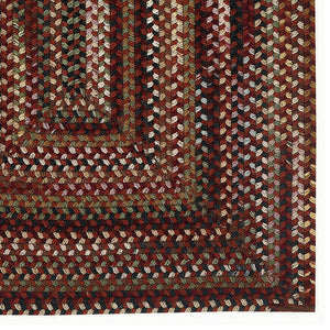 Capel Rugs Gramercy Luxurious Wool Braid Rug - Hypo-allergenic, Classic Style, Rich Color Palette For Any Space Cinnabar 95% Wool,5% Other Fibers 0070qs00360036500
