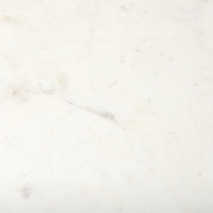 Mercana Atticus Coffee Table: Elegant Marble Top with Luxe Gold Metal Base for Modern Living Room Style 69731-AB