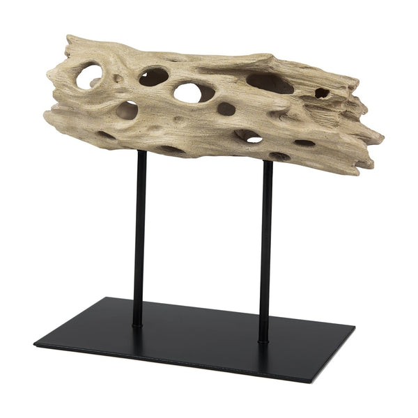Mercana Dwell Cholla Wood Resin Decorative Object - Organic Elegance for Modern Home Décor and Display Small 70183
