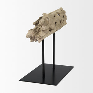 Mercana Dwell Cholla Wood Resin Decorative Object - Organic Elegance for Modern Home Décor and Display Small 70183