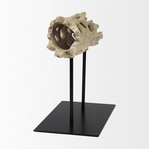 Mercana Dwell Cholla Wood Resin Decorative Object - Organic Elegance for Modern Home Décor and Display Small 70183