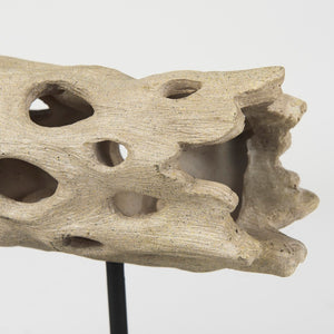 Mercana Dwell Cholla Wood Resin Decorative Object - Organic Elegance for Modern Home Décor and Display Small 70183