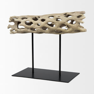 Mercana Dwell Cholla Wood Resin Decorative Object - Organic Elegance for Modern Home Décor and Display Large 70184