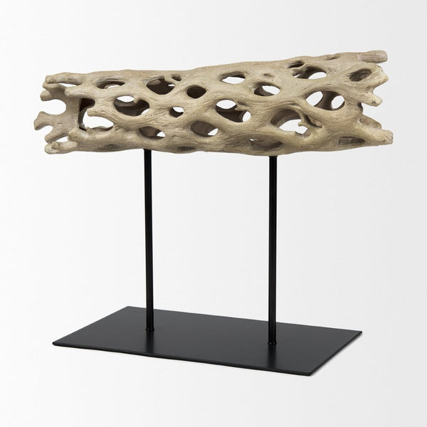 Mercana Dwell Cholla Wood Resin Decorative Object - Organic Elegance for Modern Home Décor and Display Large 70184