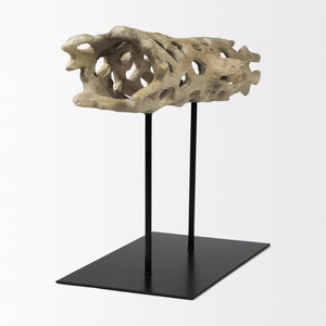 Mercana Dwell Cholla Wood Resin Decorative Object - Organic Elegance for Modern Home Décor and Display Large 70184