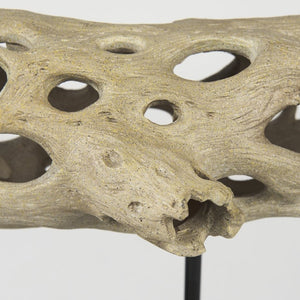 Mercana Dwell Cholla Wood Resin Decorative Object - Organic Elegance for Modern Home Décor and Display Large 70184