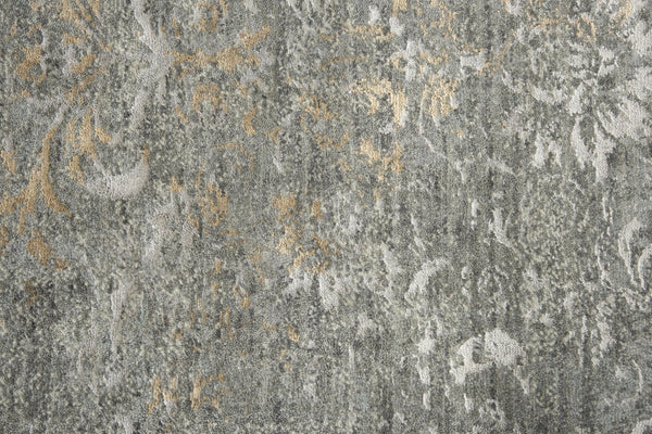 Alora Decor Essential Gray Runner Rug With Hand-Washed Wool Blend, Neutral Distressed Palette For Hallways 2'6" x 8' 00700710100332608