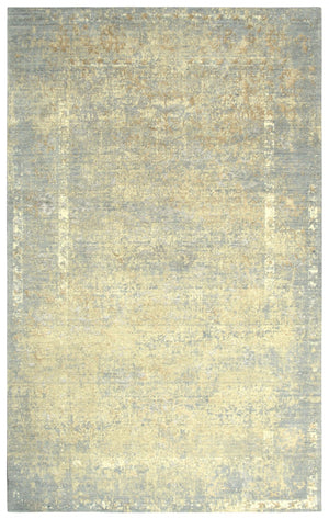 Alora Decor Essential Hand-Finished Beige Rug — New Zealand Wool Hybrid, Rustic Transitional Texture For Living & Dining Spaces 5' x 8' 00700710200040508