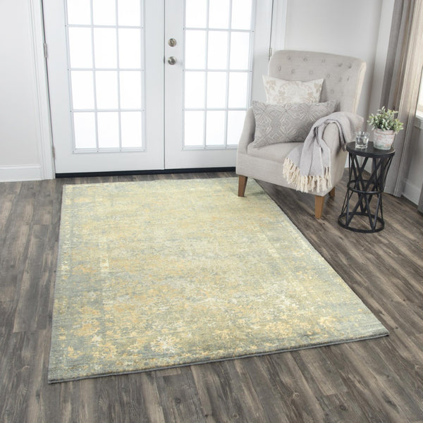 Alora Decor Essential Hand-Finished Beige Rug — New Zealand Wool Hybrid, Rustic Transitional Texture For Living & Dining Spaces 5' x 8' 00700710200040508
