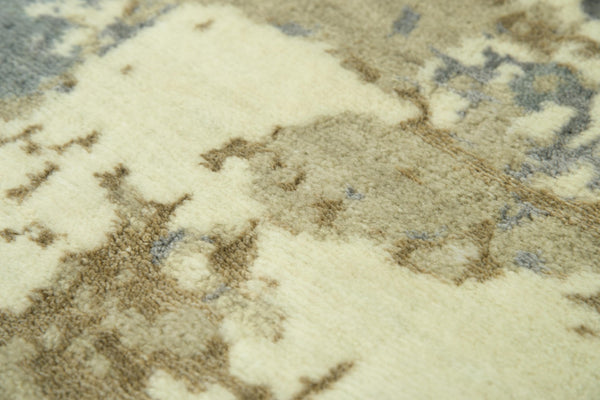 Alora Decor Essential Modern Beige Runner Rug With Wool-Tencel Blend, Durable High-Traffic Design, Textured Elegance 2'6" x 8' 00700710300042608