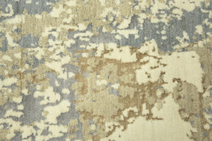 Alora Decor Essential Beige Rectangle Rug—Modern Wool-Tencel Hybrid With Subtle Abstract Neutrals, Durable Bound Edge Finish 5' x 8' 00700710300040508