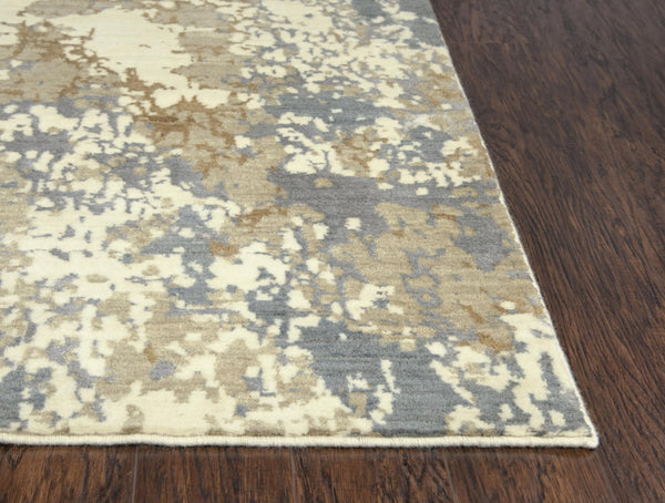 Alora Decor Essential Modern Beige Runner Rug With Wool-Tencel Blend, Durable High-Traffic Design, Textured Elegance 2'6" x 8' 00700710300042608