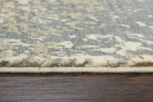 Alora Decor Essential Beige Rectangle Rug—Modern Wool-Tencel Hybrid With Subtle Abstract Neutrals, Durable Bound Edge Finish 5' x 8' 00700710300040508