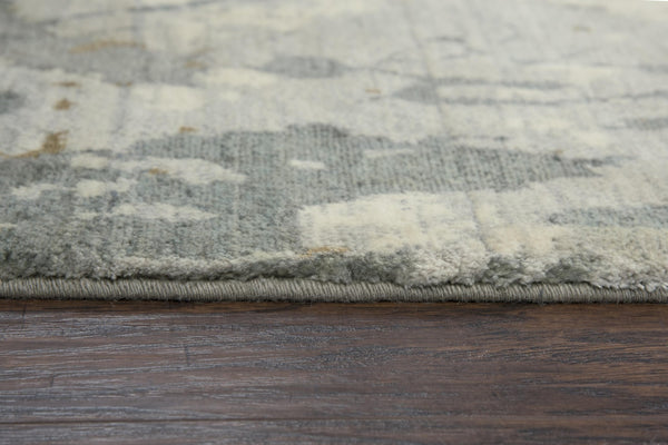 Alora Decor Essential Gray Runner Rug With New Zealand Wool-Tencel Hybrid, Durable Low-Maintenance Modern Style 2'6" x 10' 00700710400332610