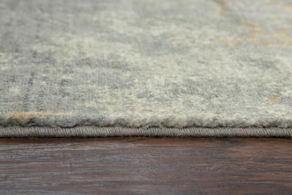 Alora Decor Essential Gray Runner Rug — Wool-Tencel Blend, Hand-Finished French Country Scrolls For Hallways 2'6" x 8' 00700710600332608