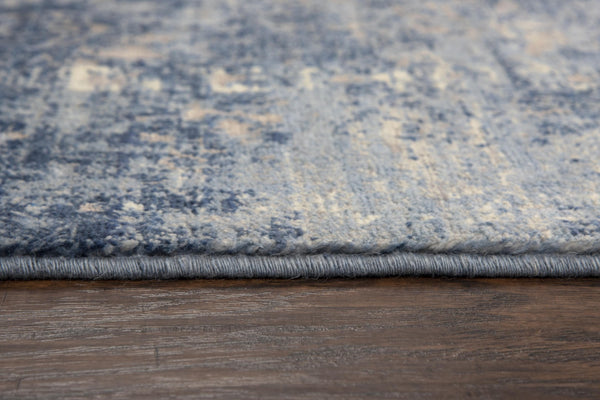 Alora Decor Essential Blue Runner Rug With Wool-Tencel Blend, Hand-Knotted Look, Plush Comfort, Durable Transitional Style 2'6" x 10' 00700710800092610