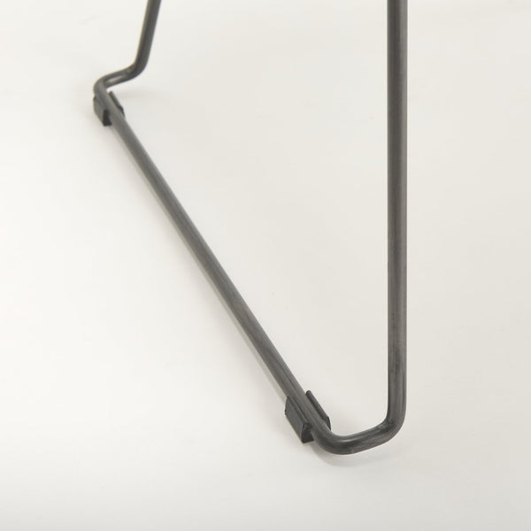 Mercana Sawyer Dining Chair Pair - Industrial-Style Slate Faux Leather with Matte Black Iron Frame Design Black Faux Leather | Black Metal  (Side Chair) 68312