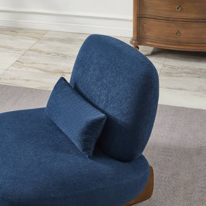 English Elm Modern Plush Accent Chair Heavily Padded Seat with Pillow for Living Room or Office W2085P381045