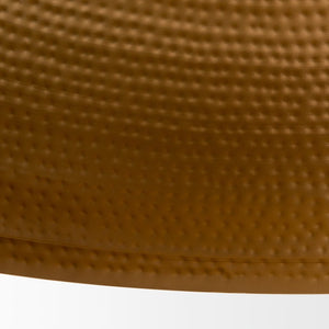 Mercana Karina Pendant Light – Stunning Hammered Dome Design in Matte Black with Luxurious Gold Interior Finish Matte Black | 36" Round 70058