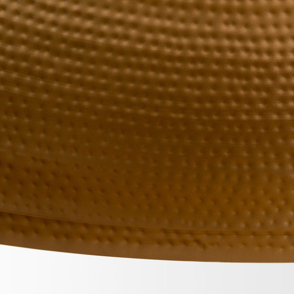 Mercana Karina Pendant Light – Stunning Hammered Dome Design in Matte Black with Luxurious Gold Interior Finish Matte Black | 36" Round 70058