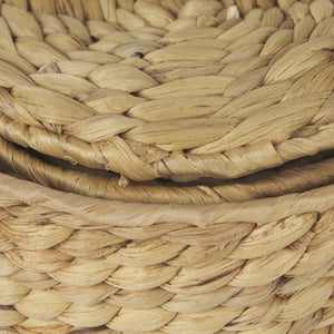 Mercana Kea Handwoven Nesting Storage Boxes with Lids for Organized Style in Any Room - Earthy Charm 70229