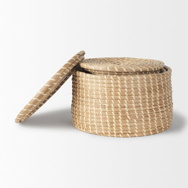 Mercana Kailini Handwoven Nesting Boxes for Stylish Storage, Eco-Friendly Design, Perfect for Clutter Control 70231