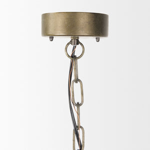 Mercana Kiley Rustic Basket Pendant Light - Warm Ambient Illumination for Dining Rooms and Entryways 70044