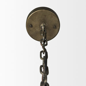 Mercana Kiley Rustic Basket Pendant Light - Warm Ambient Illumination for Dining Rooms and Entryways 70044