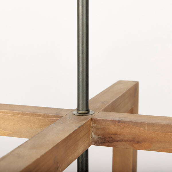 Mercana Kiley Rustic Basket Pendant Light - Warm Ambient Illumination for Dining Rooms and Entryways 70044