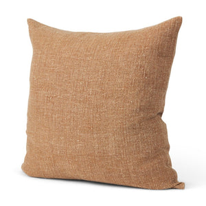 Mercana Jack Green Linen Square Decorative Pillow Cover for a Calming, Natural Touch in Your Space Rust | 22x22 70329