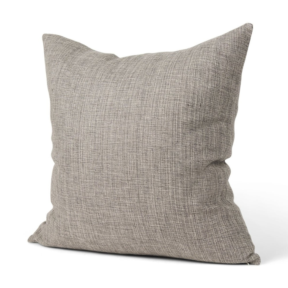 Mercana Jacklyn Square Linen Decorative Pillow Cover - Soft, Versatile Accent for Any Home Décor Style Grey | 22x22 70331