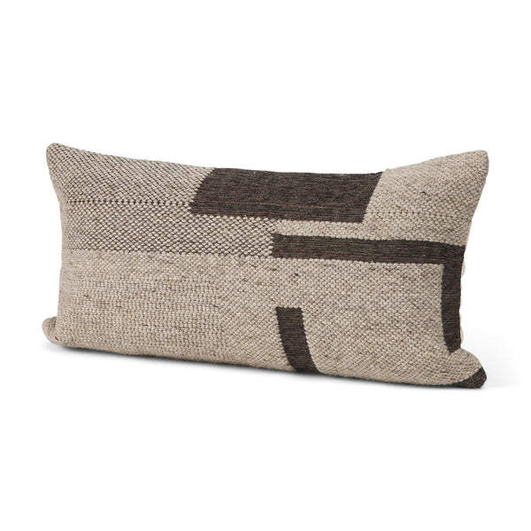 Mercana Kyle Square Pillow Cover - Sophisticated Neutral Accent for Elegant Living Spaces and Cozy Texture Beige | Abstract | 14x26 70339