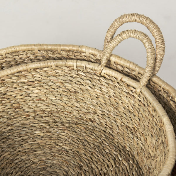 Mercana Ayanna Handwoven Nesting Baskets for Stylish Storage and Organization in Warm Natural Tones 70224