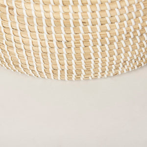 Mercana Kairi Stylish Floor Baskets with Handles for Organized Storage and Coastal Home Décor Charm 70225