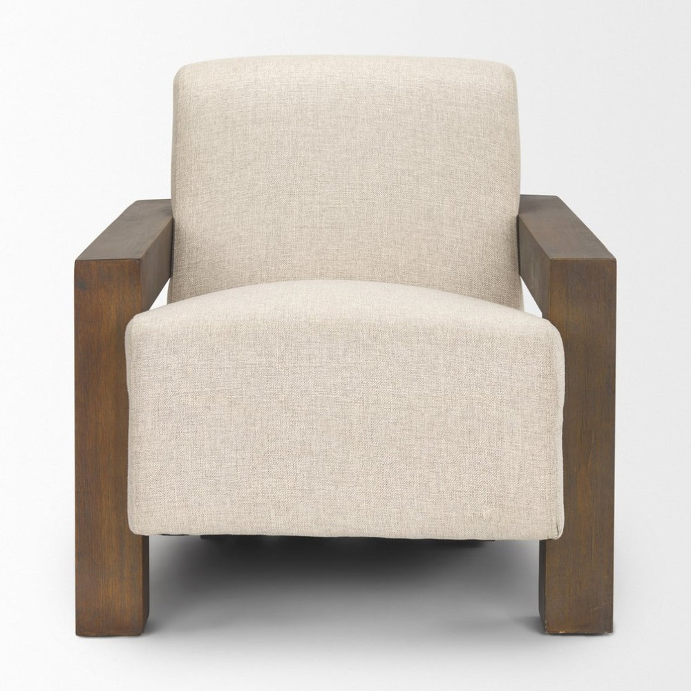 Mercana Sovereign Upholstered Accent Chair with Solid Wood Frame – Modern Comfort for Any Space 70222