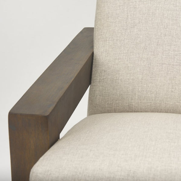 Mercana Sovereign Upholstered Accent Chair with Solid Wood Frame – Modern Comfort for Any Space 70222