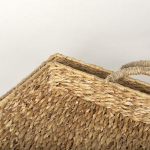 Mercana Hona Handwoven Large Rectangular Nesting Trays for Stylish Serving and Organizing in Any Room 70227