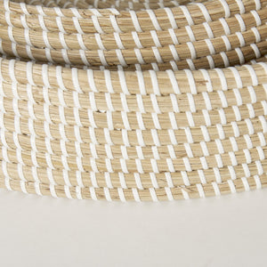 Mercana Kalama Large Handwoven Trays with Handles for Stylish Serving, Organizing, and Home Décor Essentials 70233