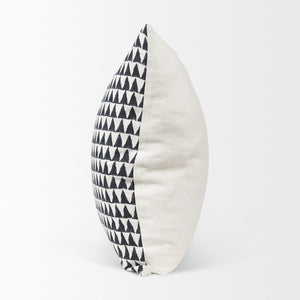 Mercana Jolie Square Decorative Pillow Cover with Modern Arrowhead Print for Stylish Home Accents Cream/Black | 22x22 70309